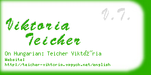 viktoria teicher business card